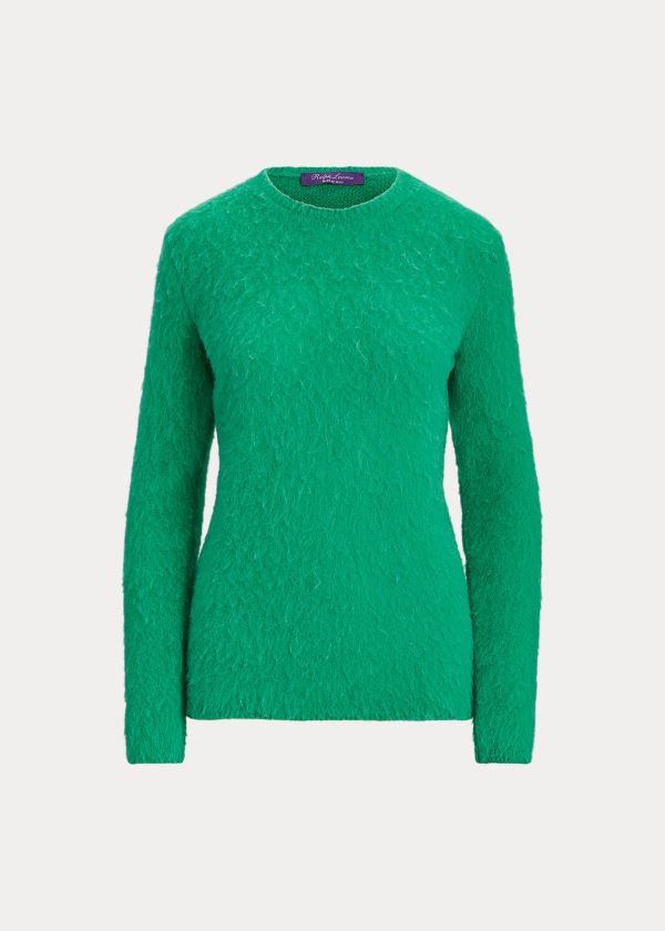 Women's Ralph Lauren Cashmere-Blend Knit Sweater | 915426AMX